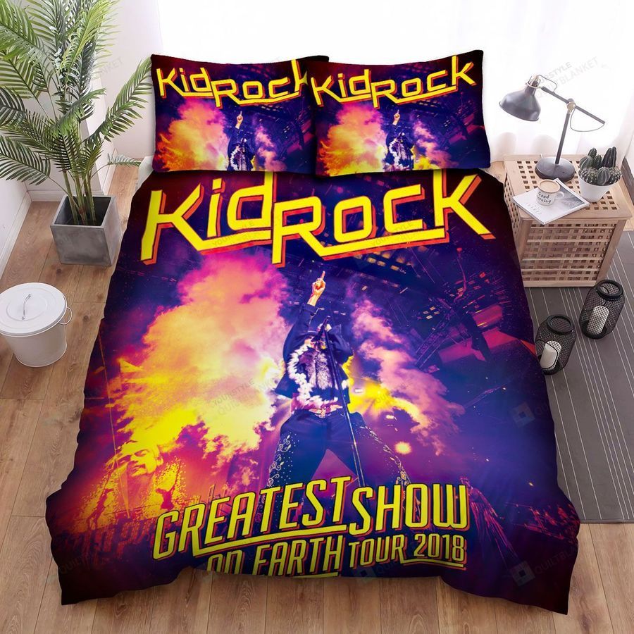 Kid Rock Greatest Show On Earth Bed Sheets Spread Comforter Duvet Cover Bedding Sets