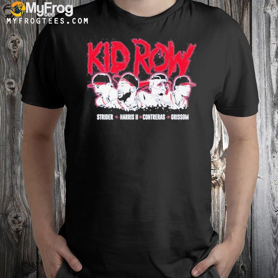 Kid Row Atlanta Braves Baseball Team Shirt