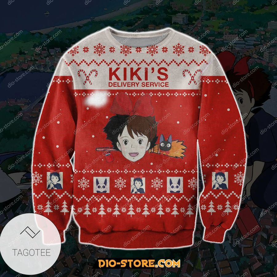 Kiki is  Delivery Service Ugly Sweater