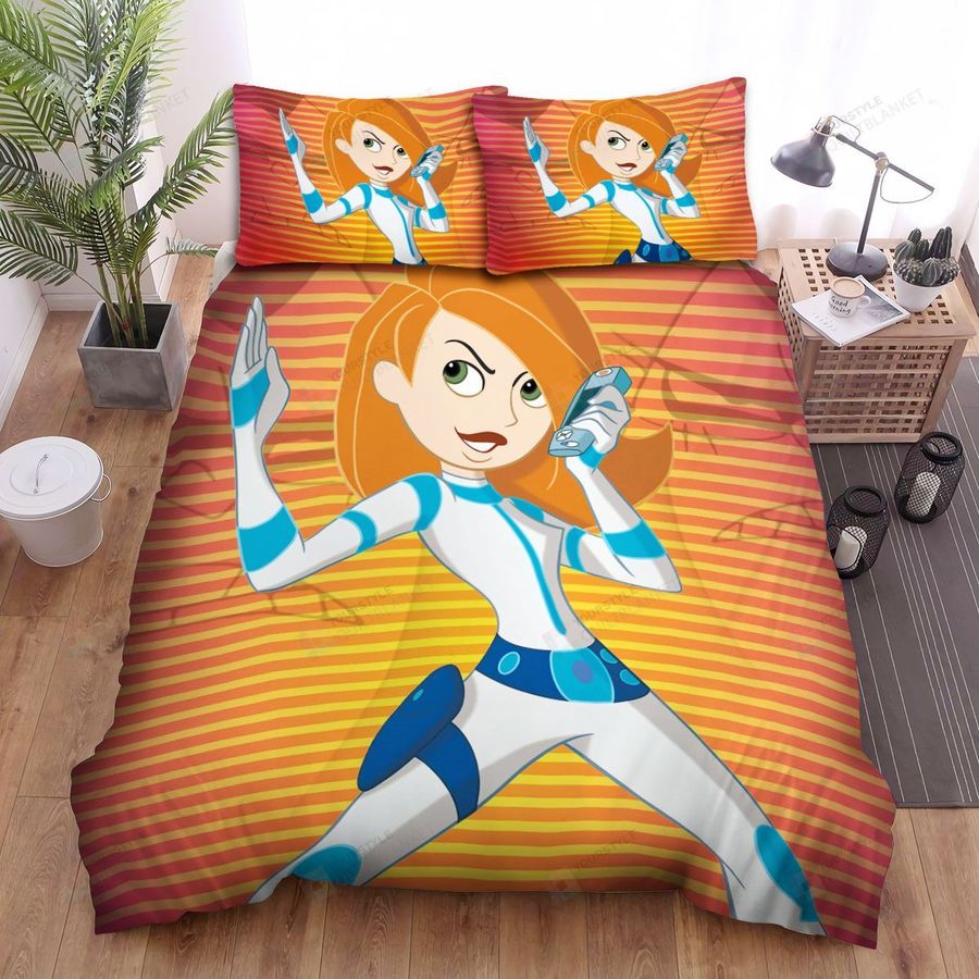 Kim Possible In So The Drama Movie Bed Sheets Spread Duvet Cover Bedding Sets