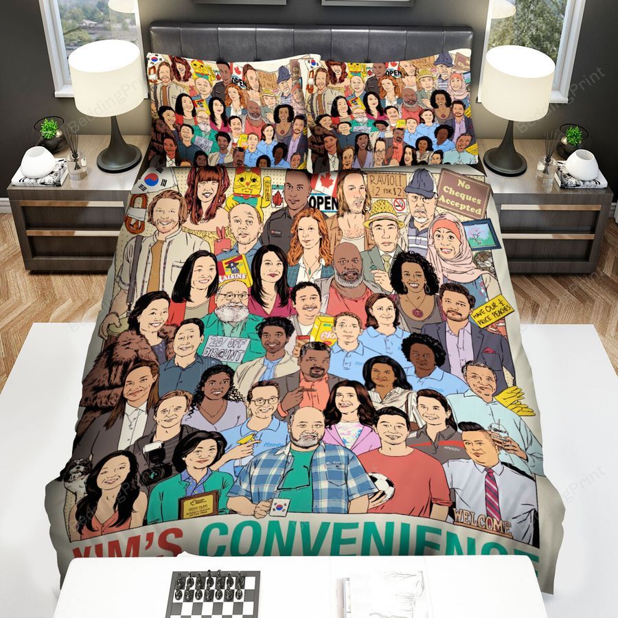 Kim's Convenience (2016–2021) Movie Digital Art 4 Bed Sheets Spread Comforter Duvet Cover Bedding Sets