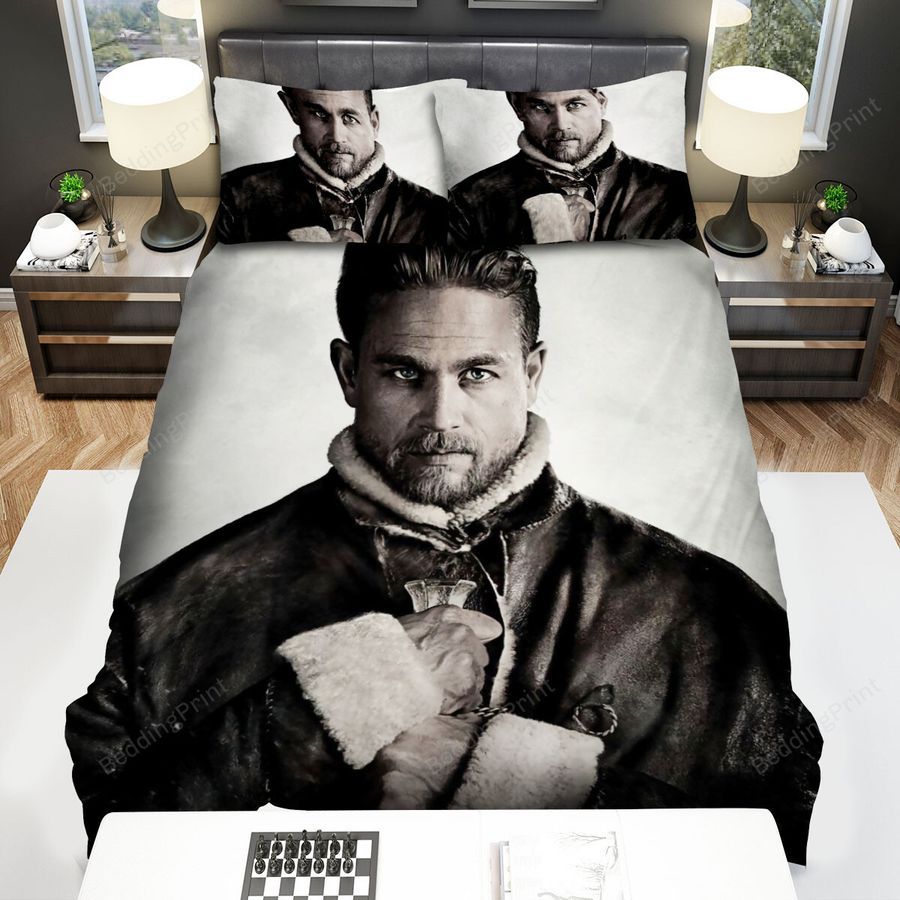 King Arthur Legend Of The Sword Serious Face Bed Sheets Spread Comforter Duvet Cover Bedding Sets