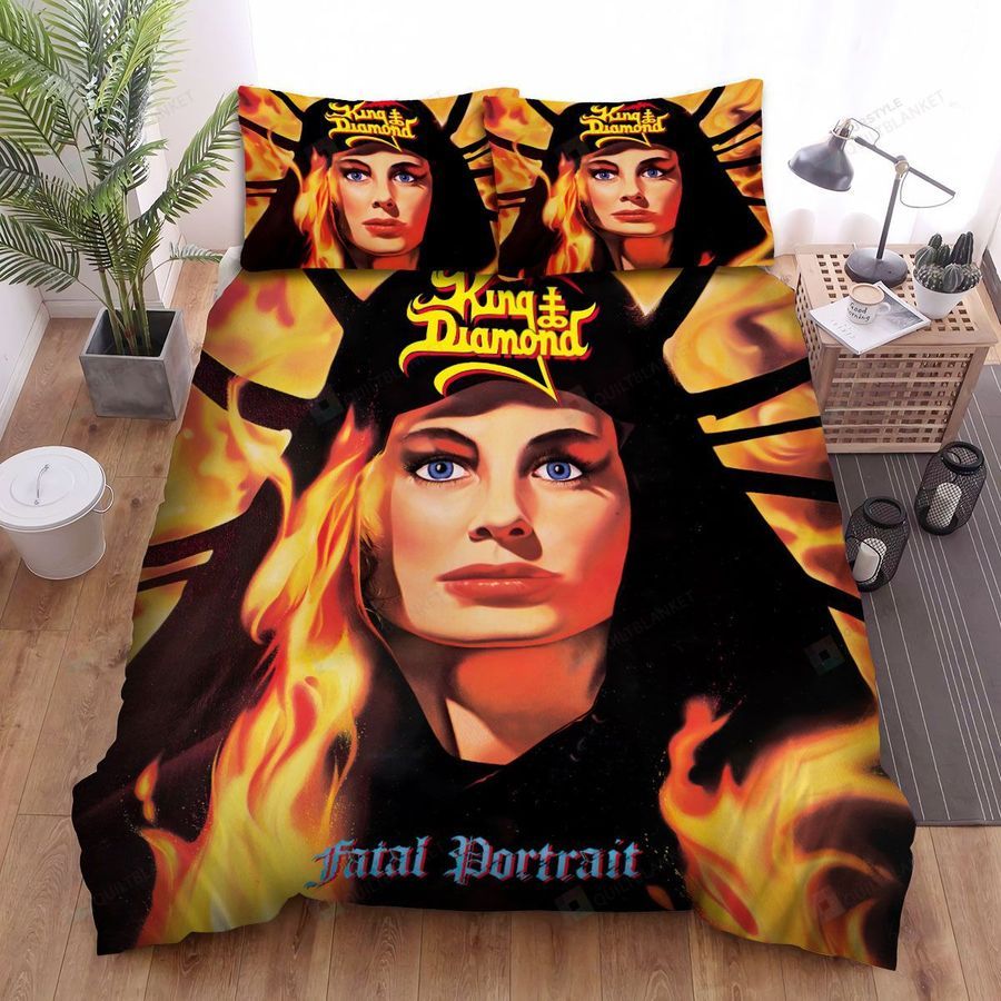 King Diamond Album Fatal Portrait  Bed Sheets Spread Comforter Duvet Cover Bedding Sets