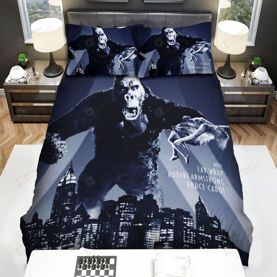 King Kong Movie Poster Vii Photo Bed Sheets Spread Comforter Duvet Cover Bedding Sets