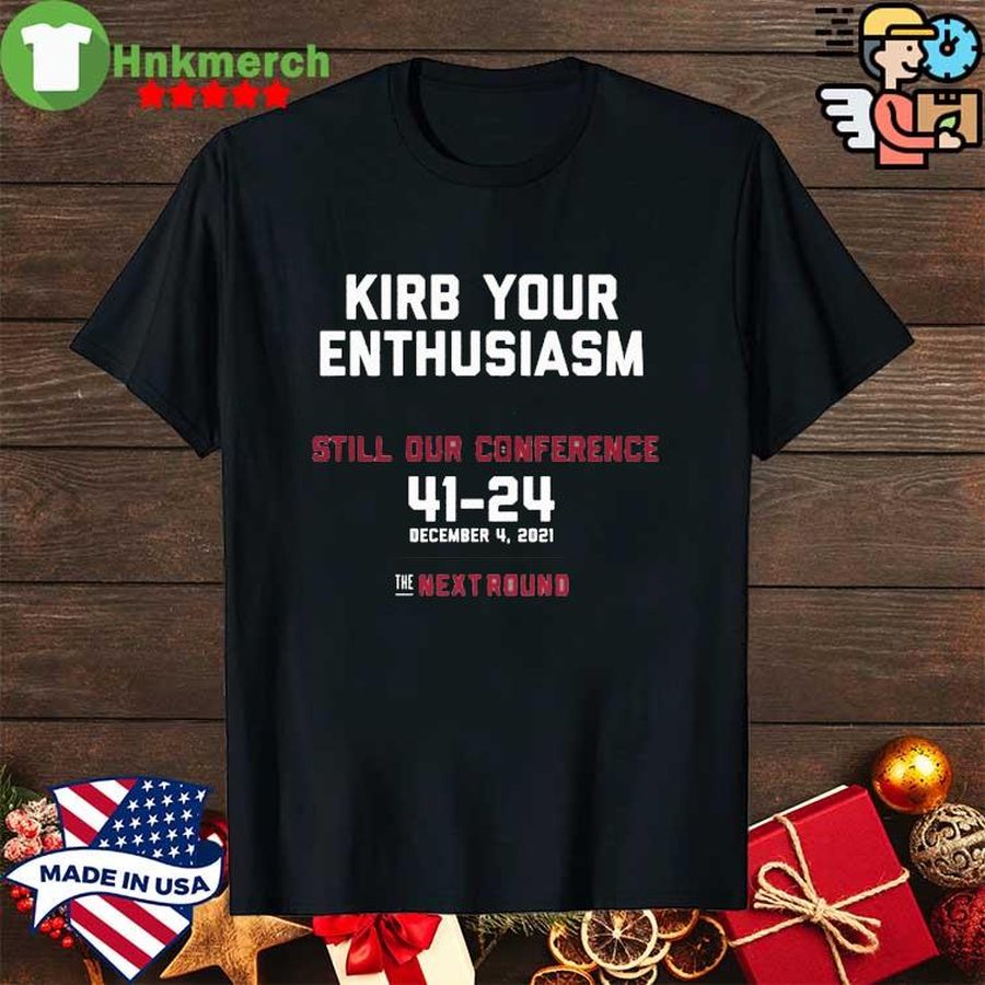 Kirb Your Enthusiasm Still our conference shirt