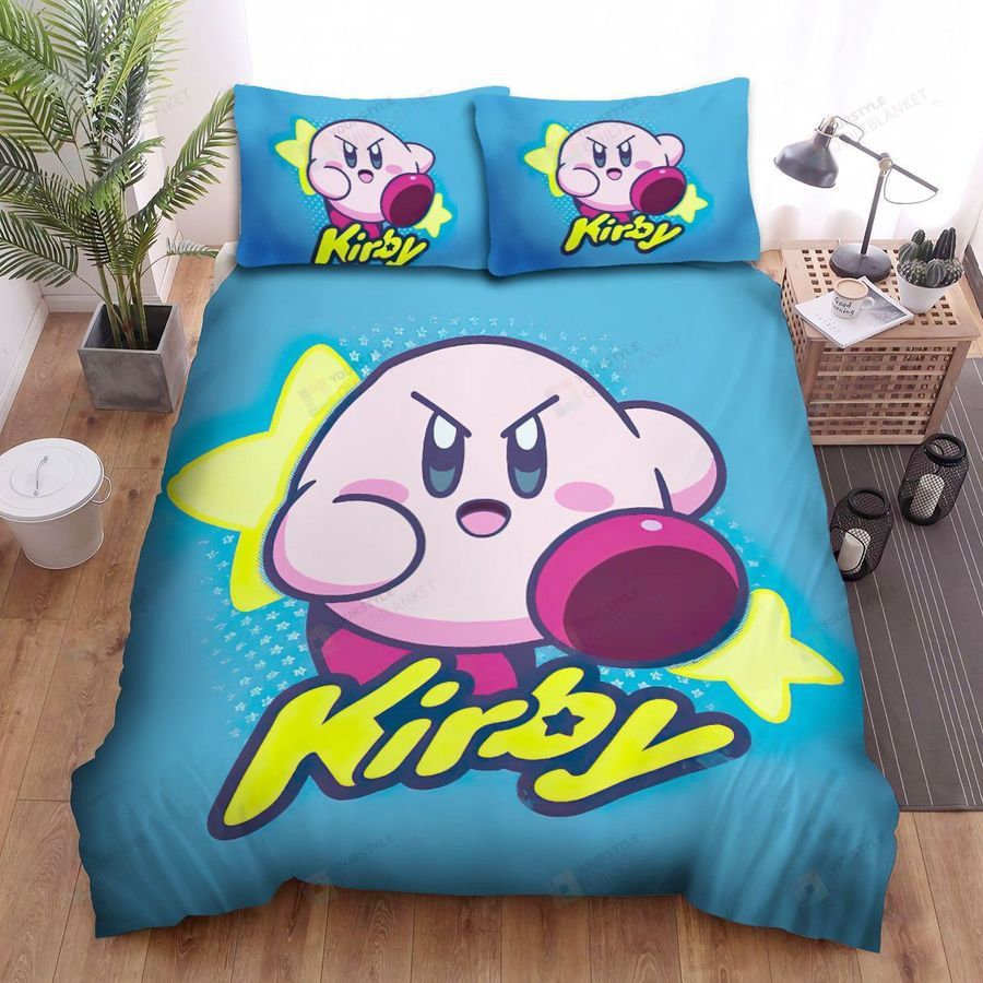 Kirby Character Bed Sheets Spread Comforter Duvet Cover Bedding Sets