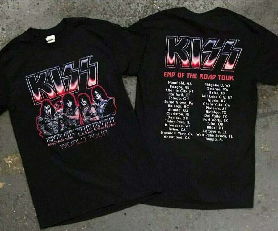 Kiss Band End Of The Road World Tour T Shirt Kiss 2021