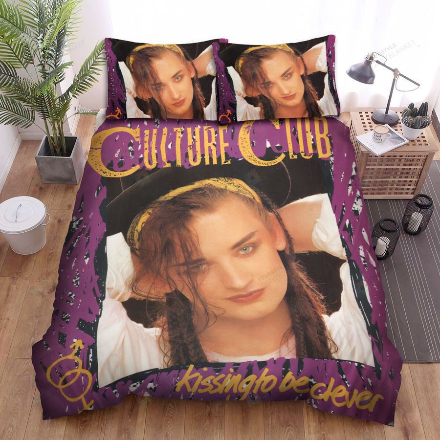 Kissing To Be Clever 2 Culture Club Bed Sheets Spread Comforter Duvet Cover Bedding Sets