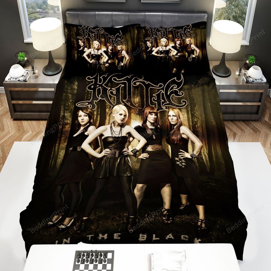 Kittie Band Forest Bed Sheets Spread Comforter Duvet Cover Bedding Sets