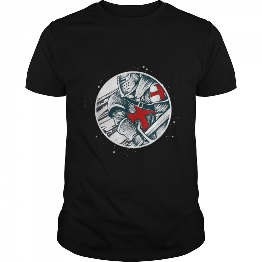 Knights Templar Christians Warrior of Christ Gift T-Shirt B09JYDD6PQ