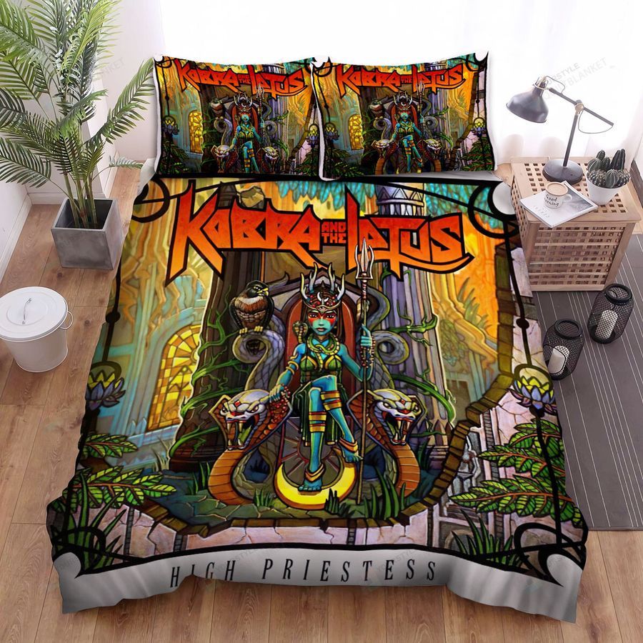Kobra And The Lotus Band Album High Priestess Bed Sheets Spread Comforter Duvet Cover Bedding Sets
