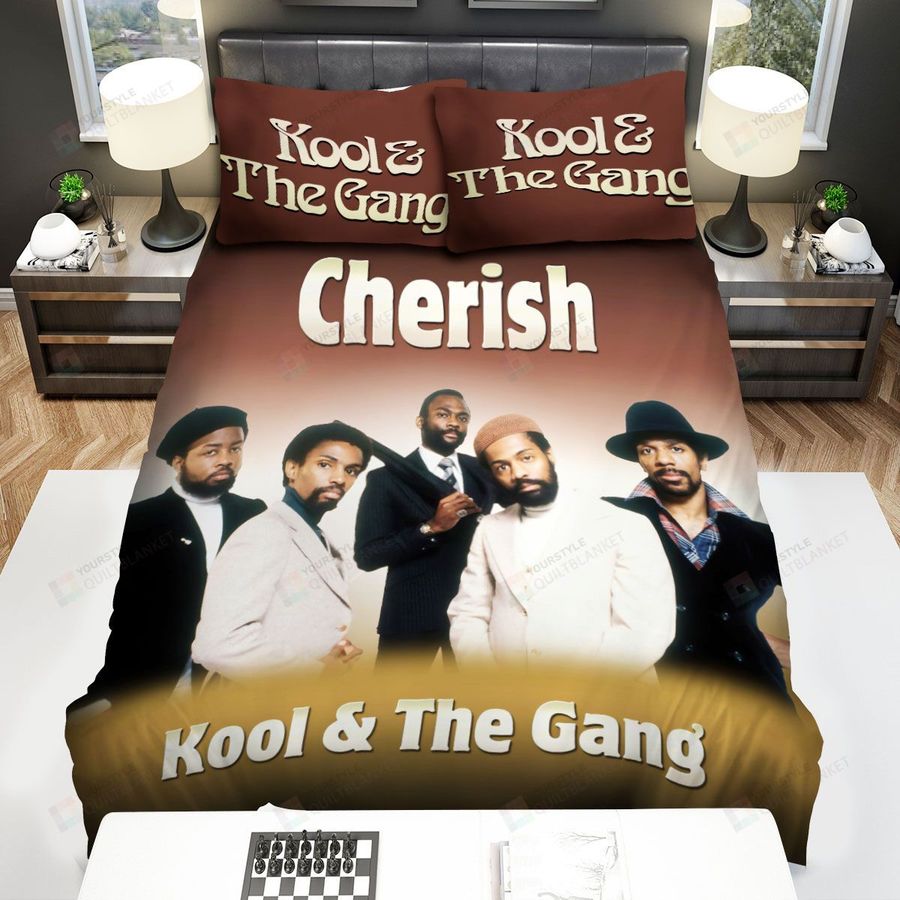 Kool & The Gang Cherish Bed Sheets Spread Comforter Duvet Cover Bedding Sets