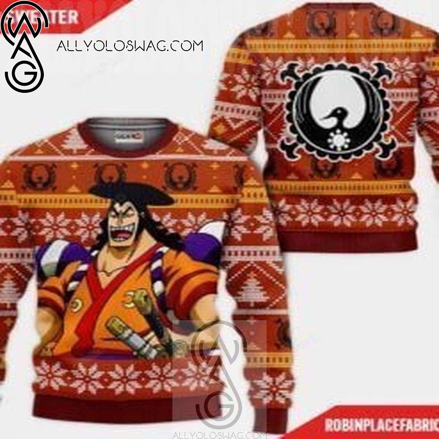 Kozuki Oden One Piece Knitting Pattern Ugly Christmas Sweater