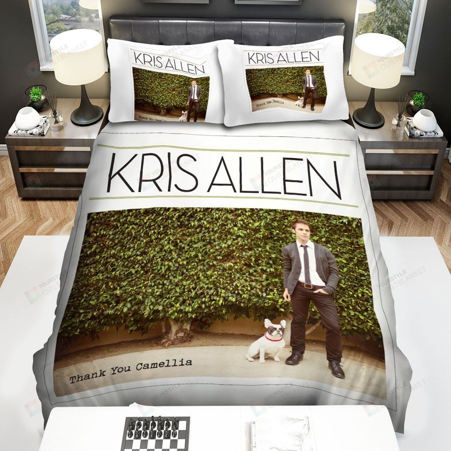 Kris Allen Thank You Camellia Bed Sheets Spread Comforter Duvet Cover  Bedding Sets
