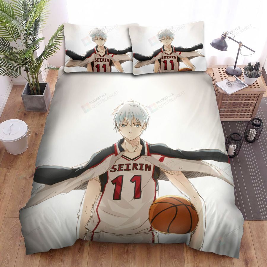 Kuroko's Basketball Kuroko In Basketball Uniform Bed Sheets Spread Comforter Duvet Cover Bedding Sets