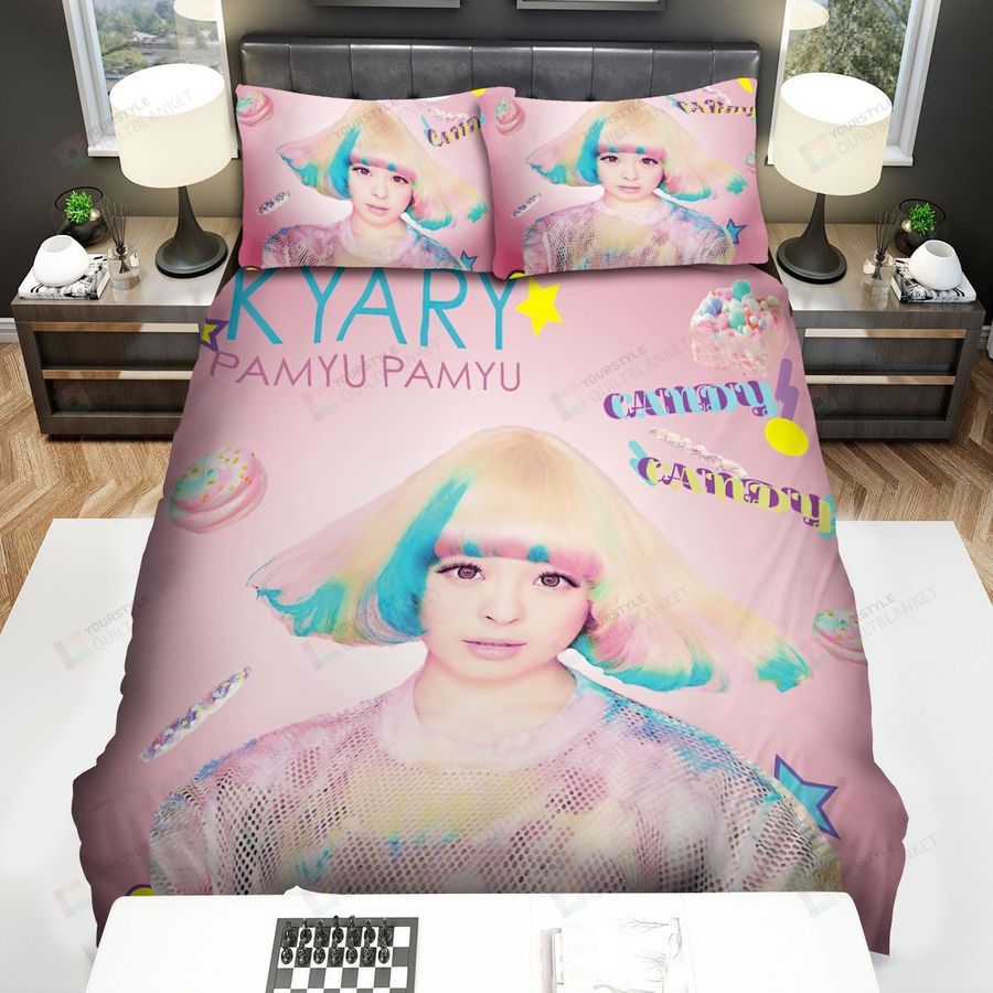 Kyary Pamyu Pamyu Candy Album Music Portrait Of The Sweety Girl Bed Sheets Spread Comforter Duvet Cover Bedding Sets