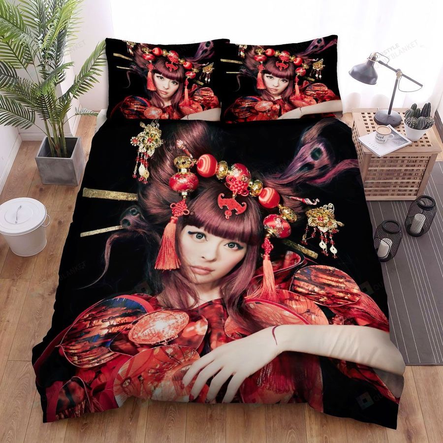 Kyary Pamyu Pamyu Portrait Of The Beautiful Girl With Red Clothes Bed Sheets Spread Comforter Duvet Cover Bedding Sets