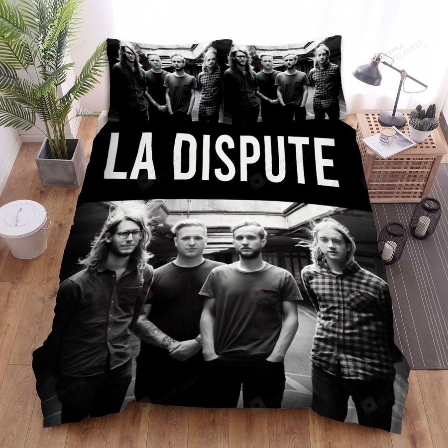 La Dispute Band Black And White Pose Bed Sheets Spread Comforter Duvet Cover Bedding Sets