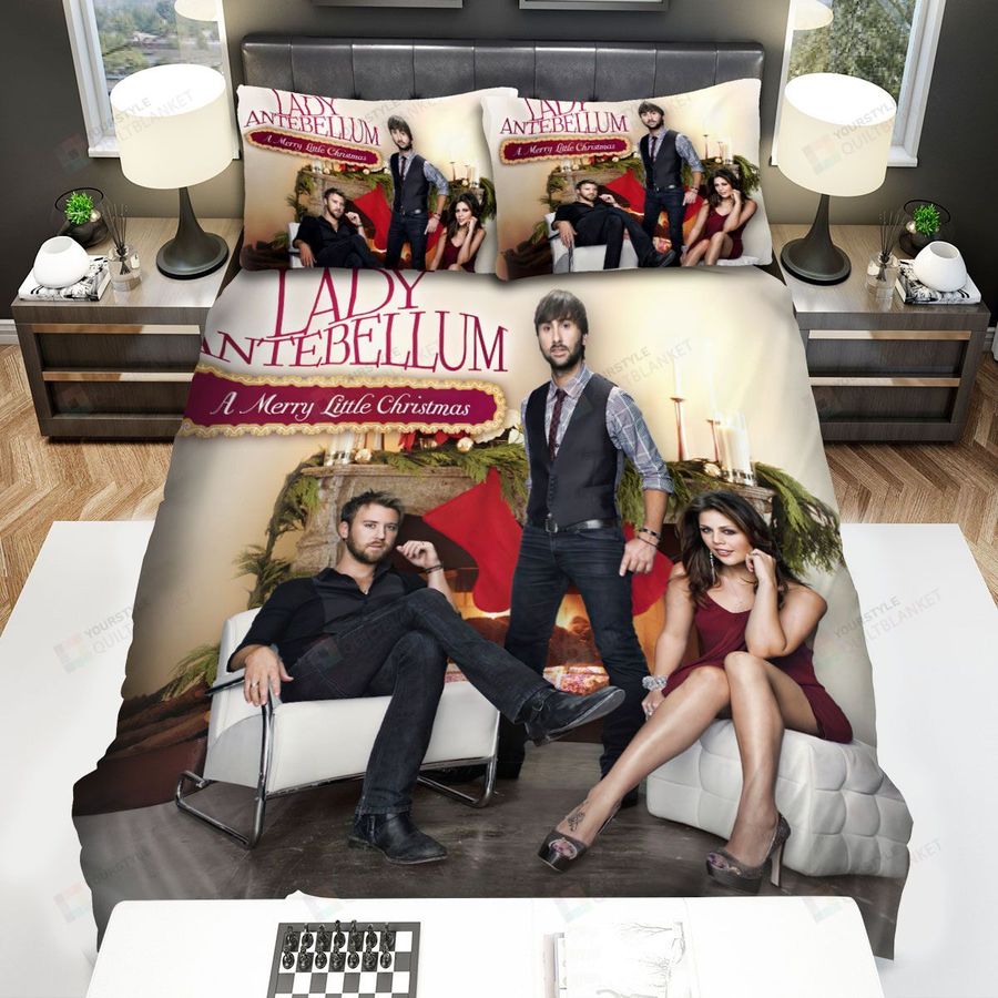 Lady Antebellum A Merry Little Christmas Album Cover Bed Sheets Spread Comforter Duvet Cover Bedding Sets