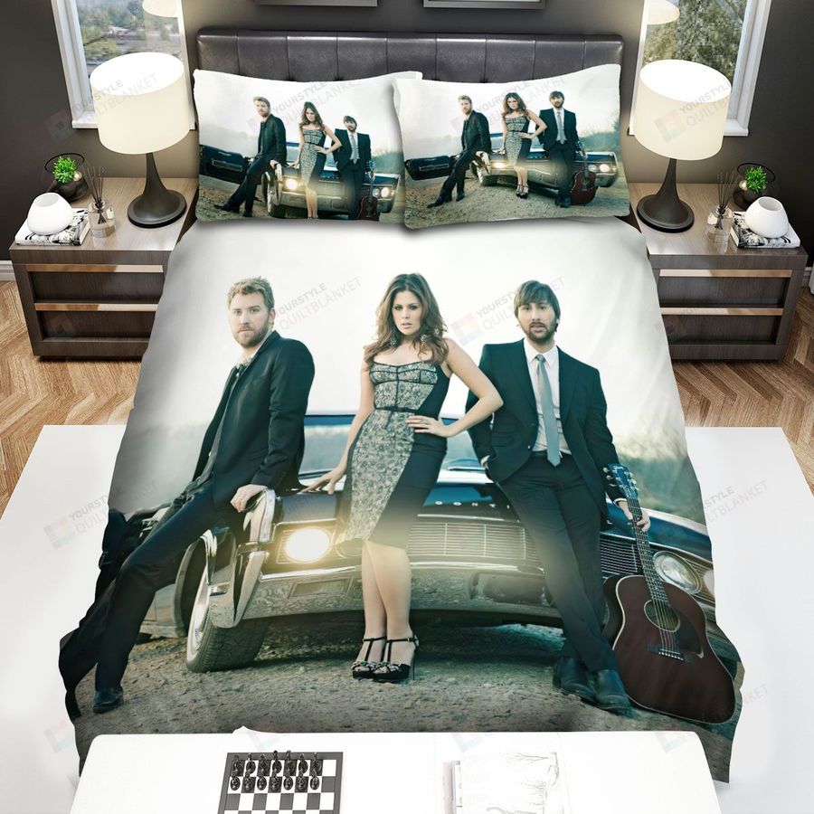 Lady Antebellum Hello World Bed Sheets Spread Comforter Duvet Cover Bedding Sets