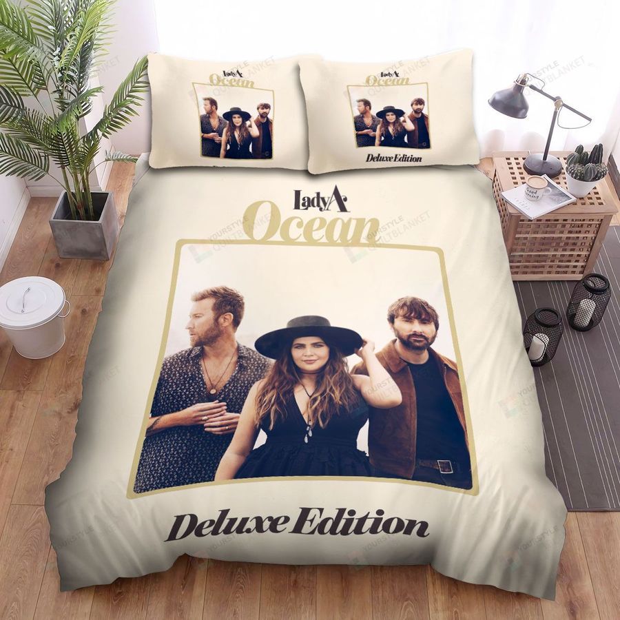 Lady Antebellum Ocean Deluxe Edition Album Cover Bed Sheets Spread Comforter Duvet Cover Bedding Sets