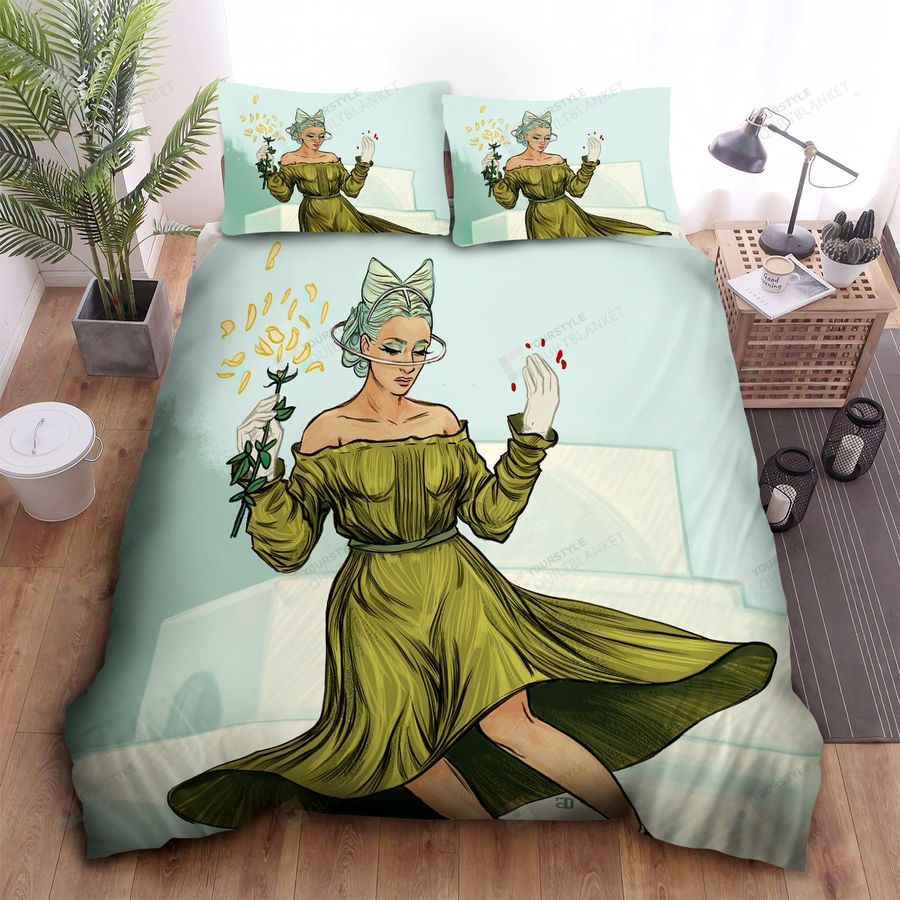 Lady Gaga 911 Art Bed Sheets Spread Comforter Duvet Cover Bedding Sets
