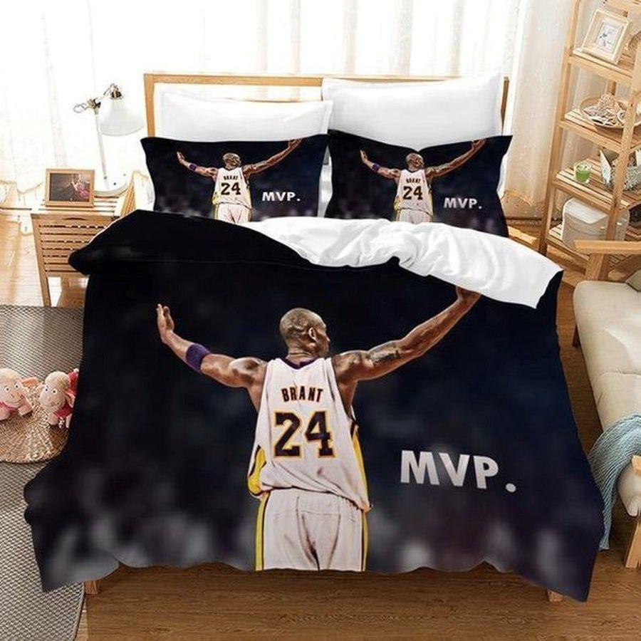 Lakers Kobe Bryant 24 For Fan Bedding Set Duvet Cover Set Bedroom Set Kobe Bryant Bedding Set
