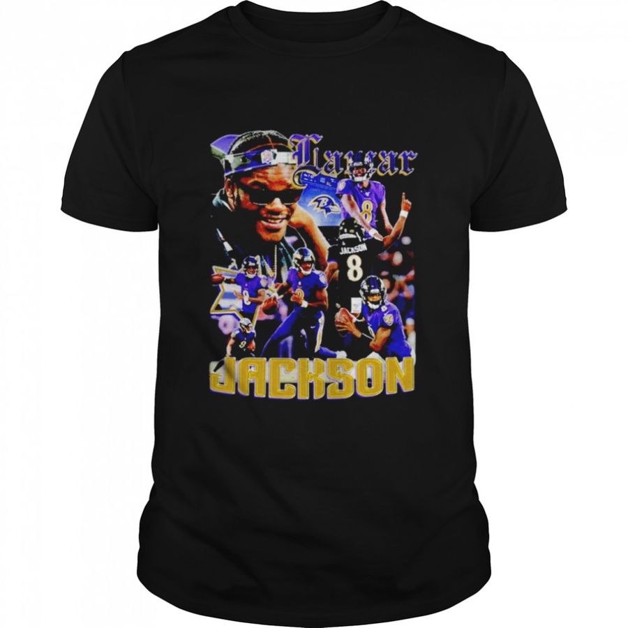 Lamar Jackson 8 Baltimore Ravens 2022 T Shirt