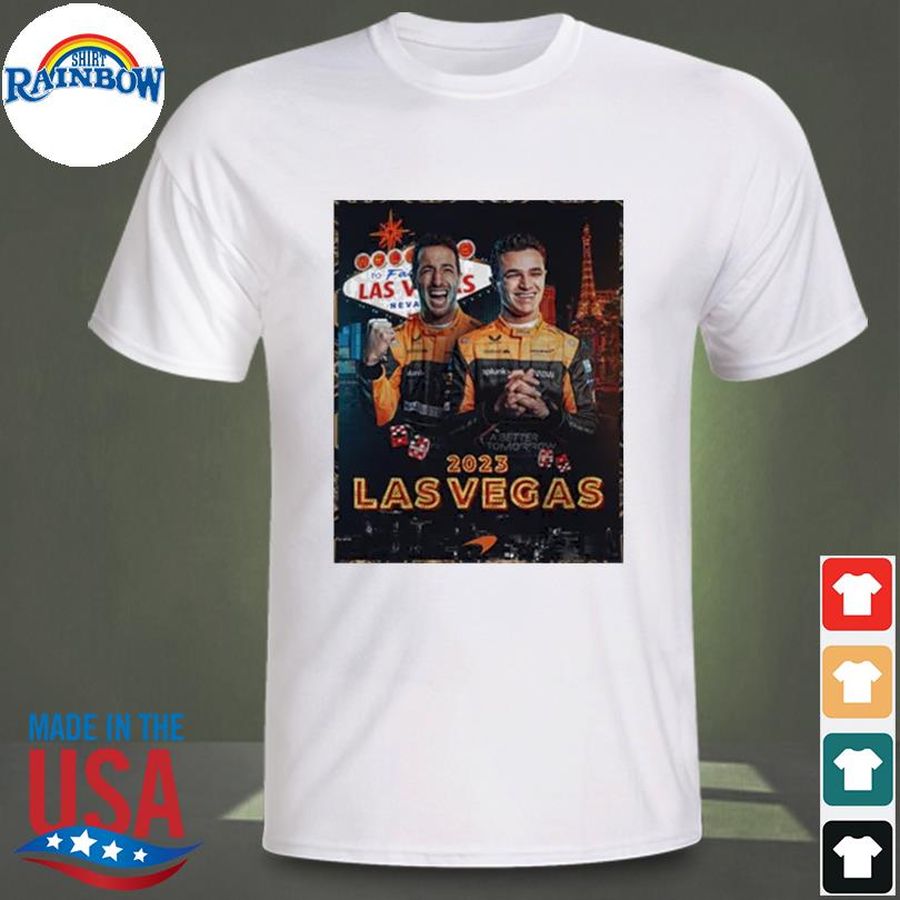 Lando Norris McLaren We Going Vegas Baby T-Shirt