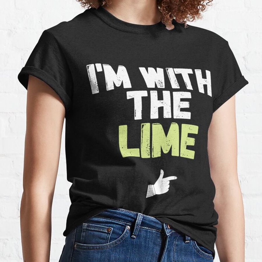 last minute halloween costume idea for couples lime Classic T-Shirt