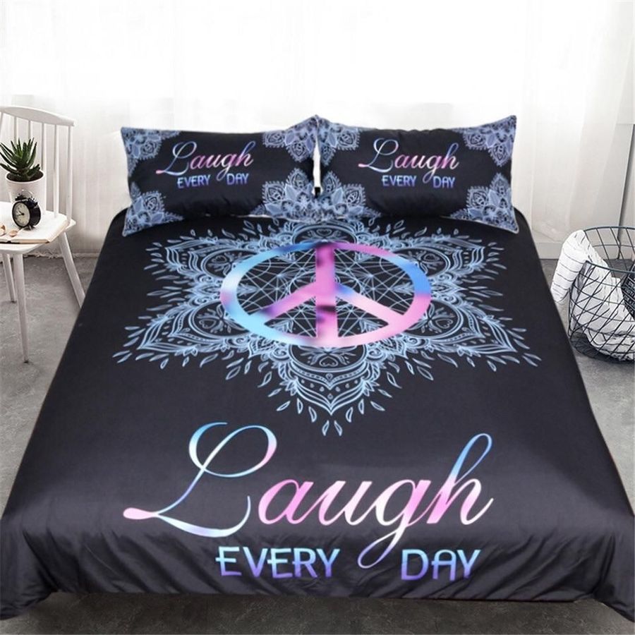 Laugh Every Day Bed Sheets Duvet Cover Bedding Sets