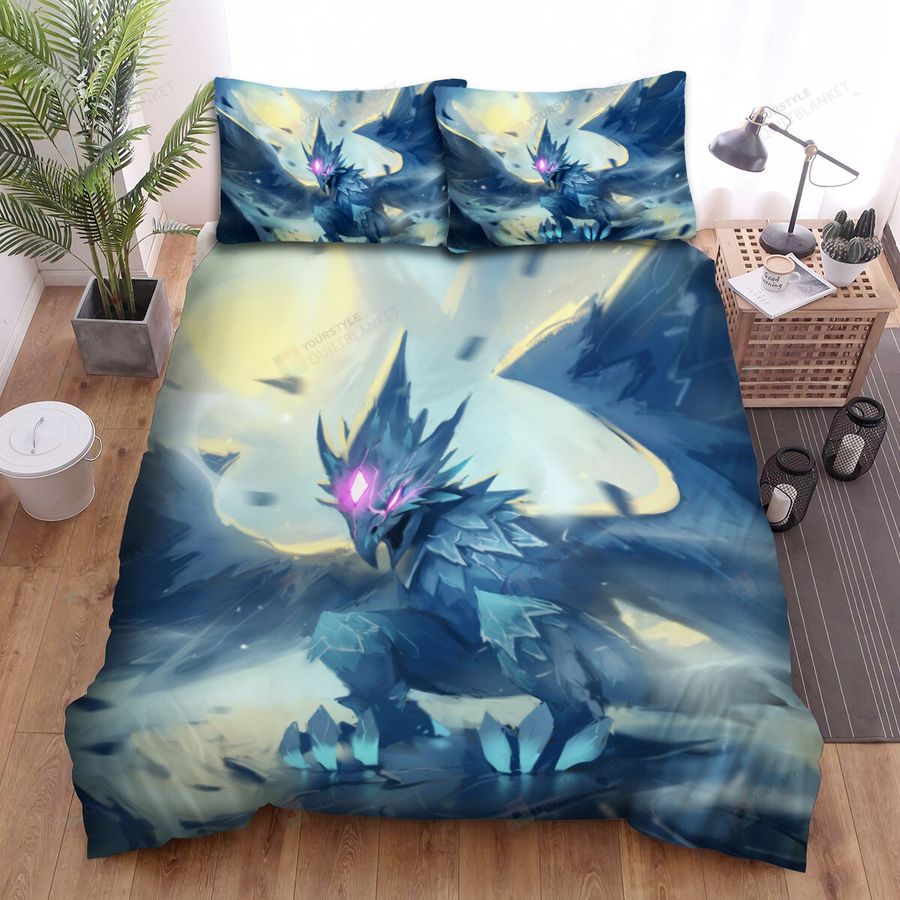 League Of Legends Anivia The Cryophoenix Artwork Bed Sheets Spread Duvet Cover Bedding Sets