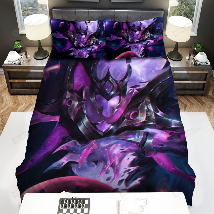 League Of Legends Dark Star Syndra Concept Art Bed Sheets Spread Duvet Cover Bedding Sets