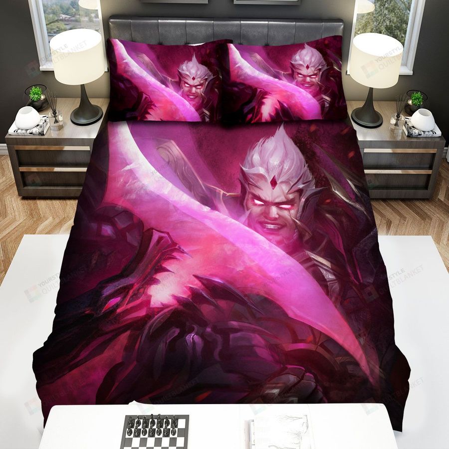 League Of Legends God-King Darius And His Axe Artwork Bed Sheets Spread Duvet Cover Bedding Sets