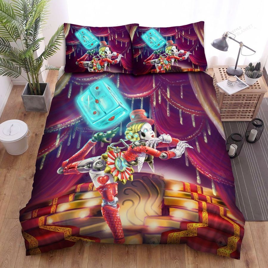 League Of Legends Moulin Rouge Orianna Concept Art Bed Sheets Spread Duvet Cover Bedding Sets