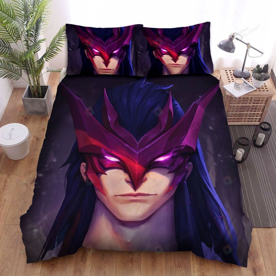 League Of Legends Original Yone Portrait Artwork Bed Sheets Spread Duvet Cover Bedding Sets