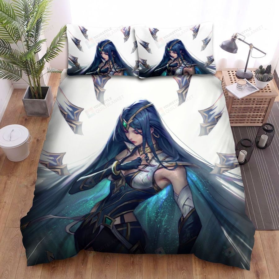 League Of Legends Sentinel Irelia Artwork Bed Sheets Spread Duvet Cover Bedding Sets