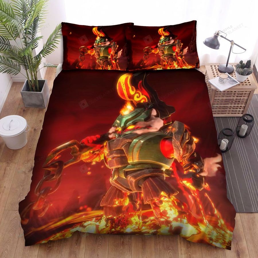 League Of Legends Shan Hai Scrolls Nautilus Artwork Bed Sheets Spread Duvet Cover Bedding Sets