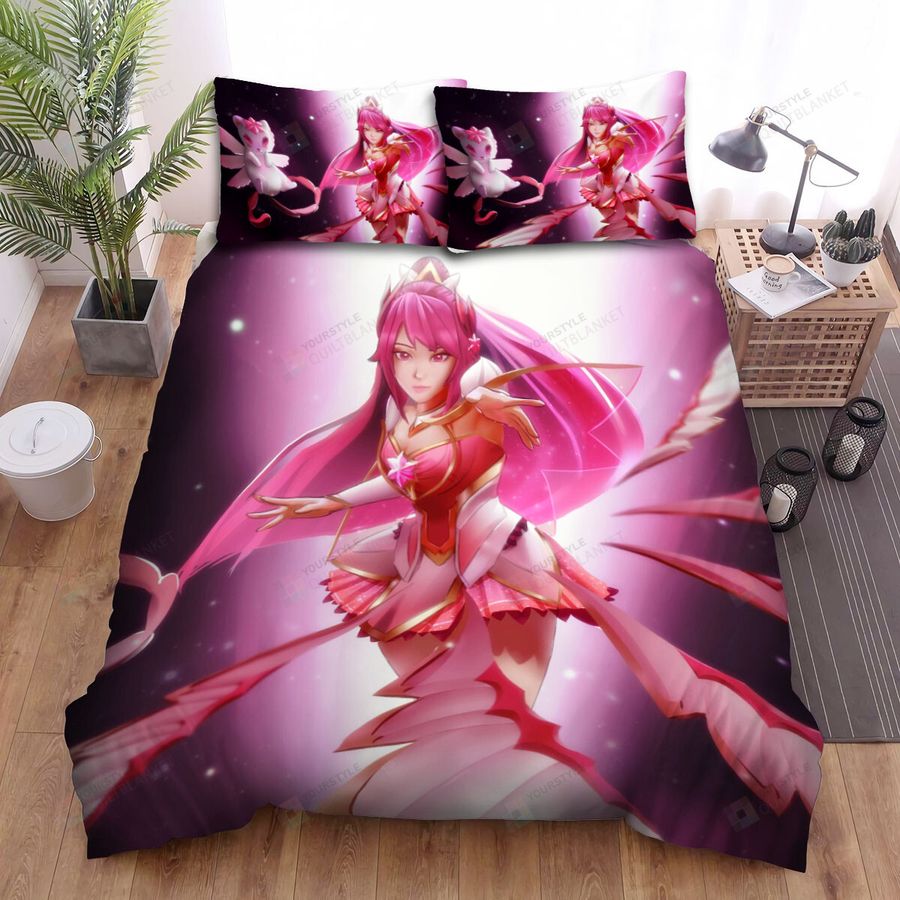 League Of Legends Star Guardian Irelia Skin Concept Art Bed Sheets Spread Duvet Cover Bedding Sets
