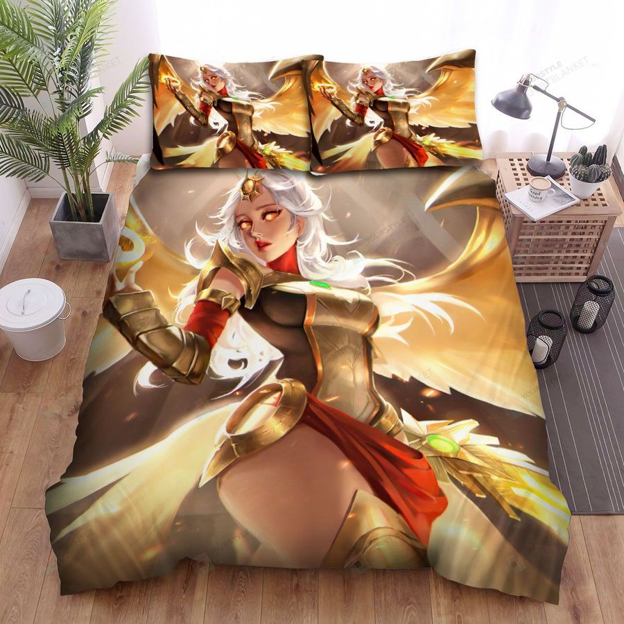 League Of Legends Transcended Kayle Epic Artwork Bed Sheets Spread Duvet Cover Bedding Sets