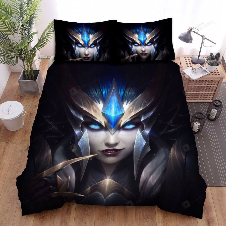 League Of Legends Victorious Elise Digital Art Portrait Bed Sheets Spread Duvet Cover Bedding Sets