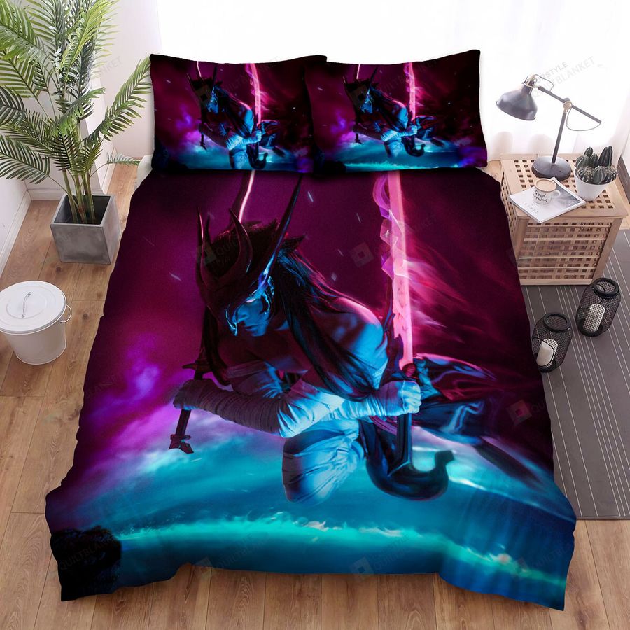 League Of Legends Yone's Ultimate Fate Sealed 3d Digital Artwork Bed Sheets Spread Duvet Cover Bedding Sets