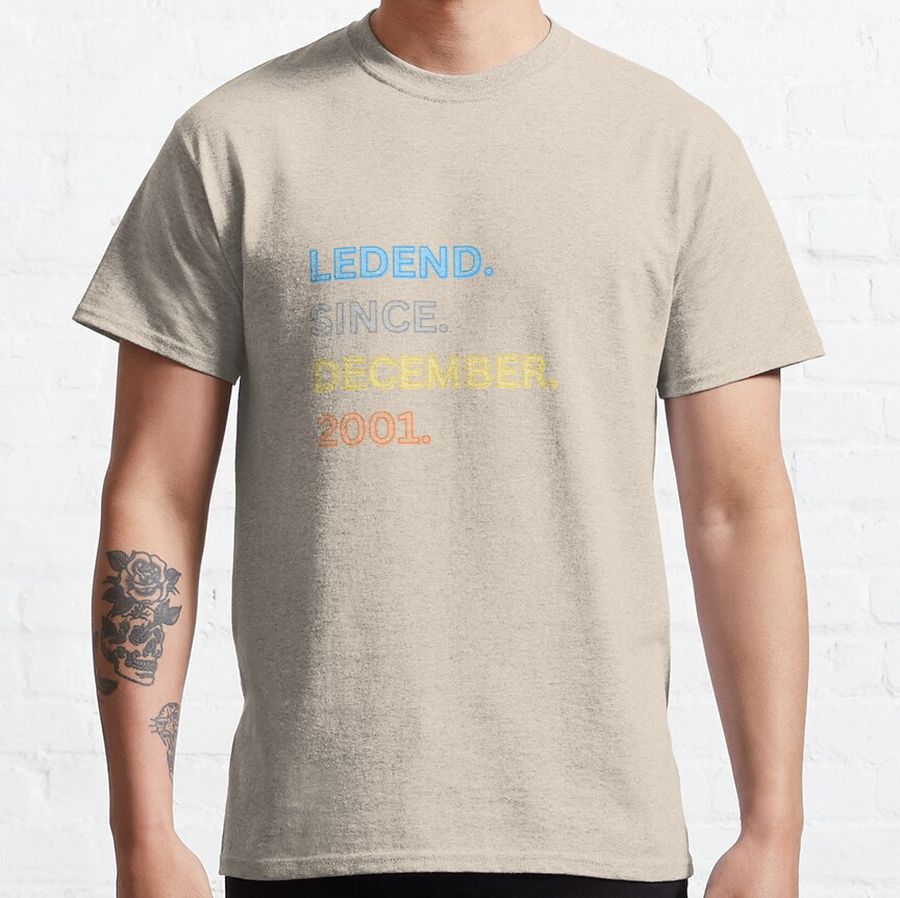 Ledend Since December 2001 Classic T-Shirt