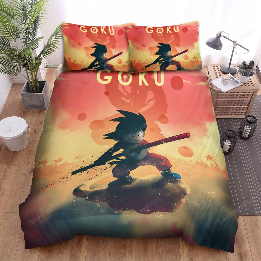 Legendary Anime Vehicles Goku Bed Sheets Spread Comforter Duvet Cover Bedding Sets