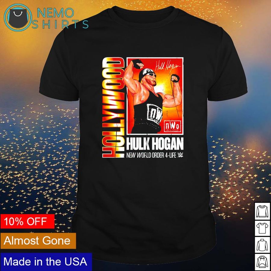 Legends WWE Hulk Hogan Hollywood New world order 4-life shirt
