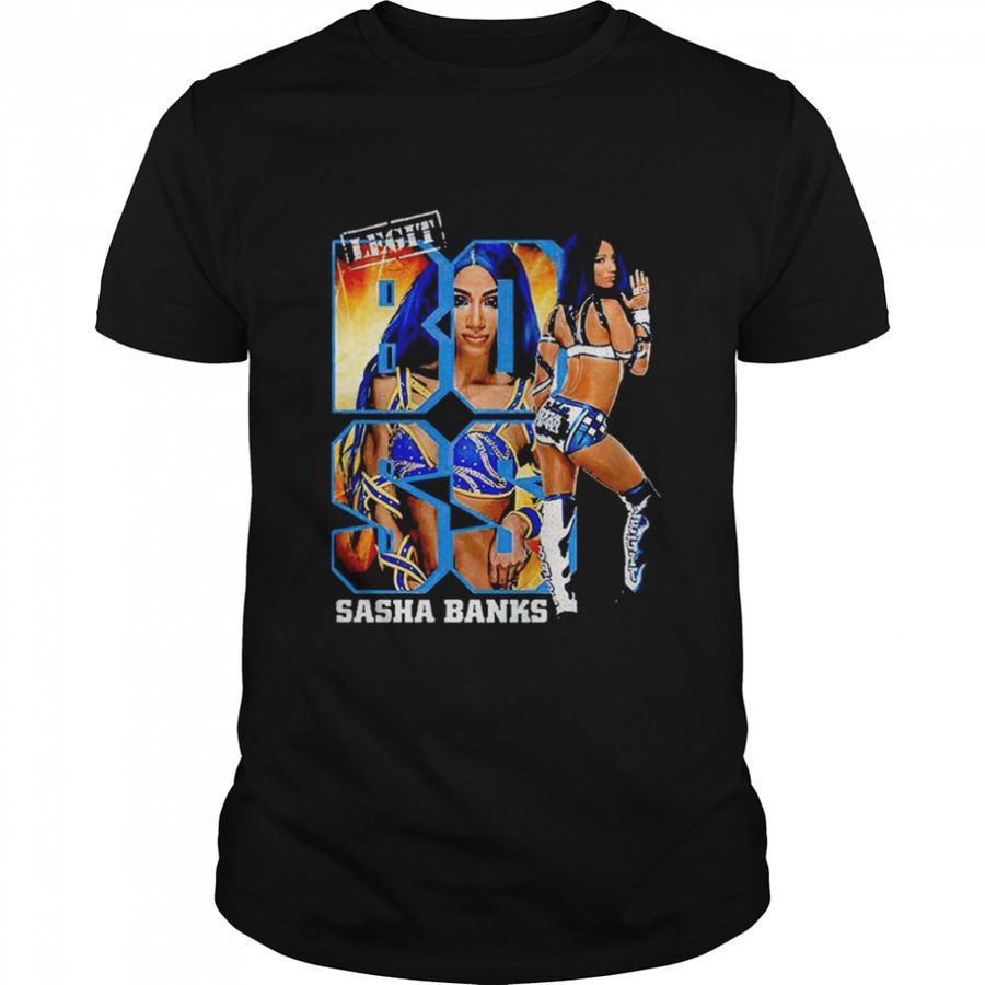Legit Boss Sasha Banks T Shirt