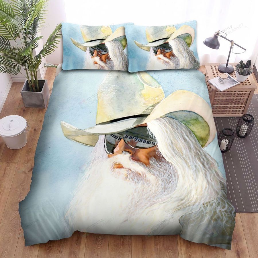 Leon Russell Posing Bed Sheets Spread Comforter Duvet Cover Bedding Sets