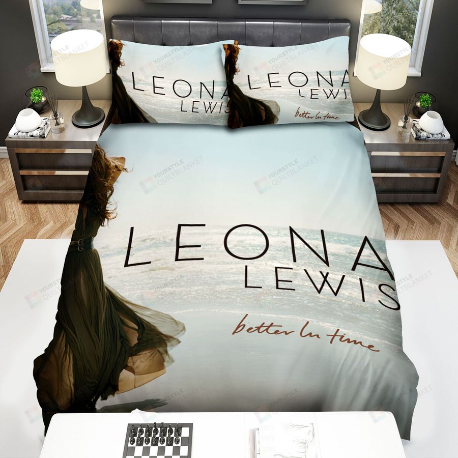Leona Lewis Better In Time The Girl On The Beach Bed Sheets Spread Comforter Duvet Cover Bedding Sets