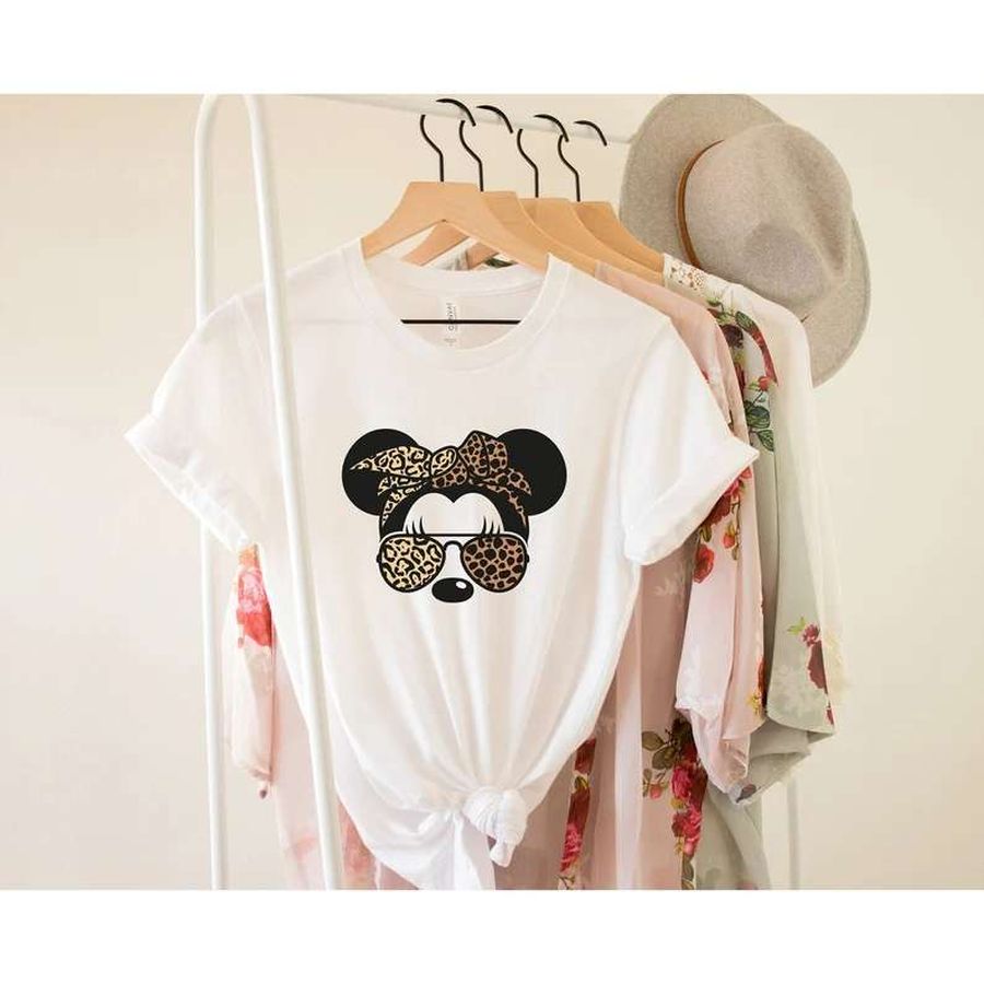 Leopard Mouse Ears Disney Unisex T-Shirt