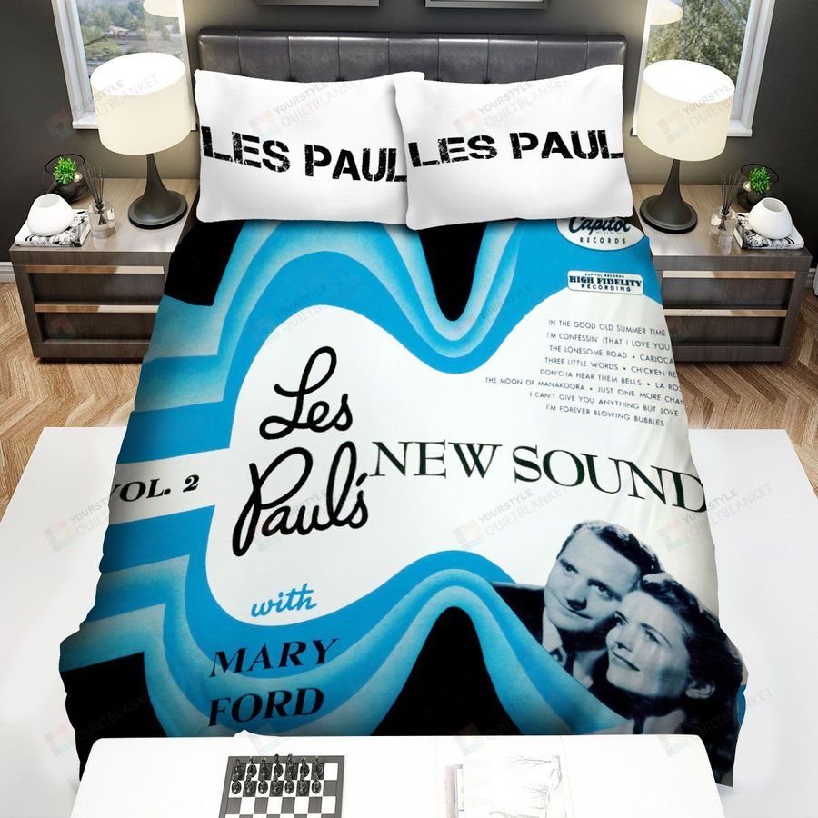 Les Paul New Sound Bed Sheets Spread Comforter Duvet Cover Bedding Sets